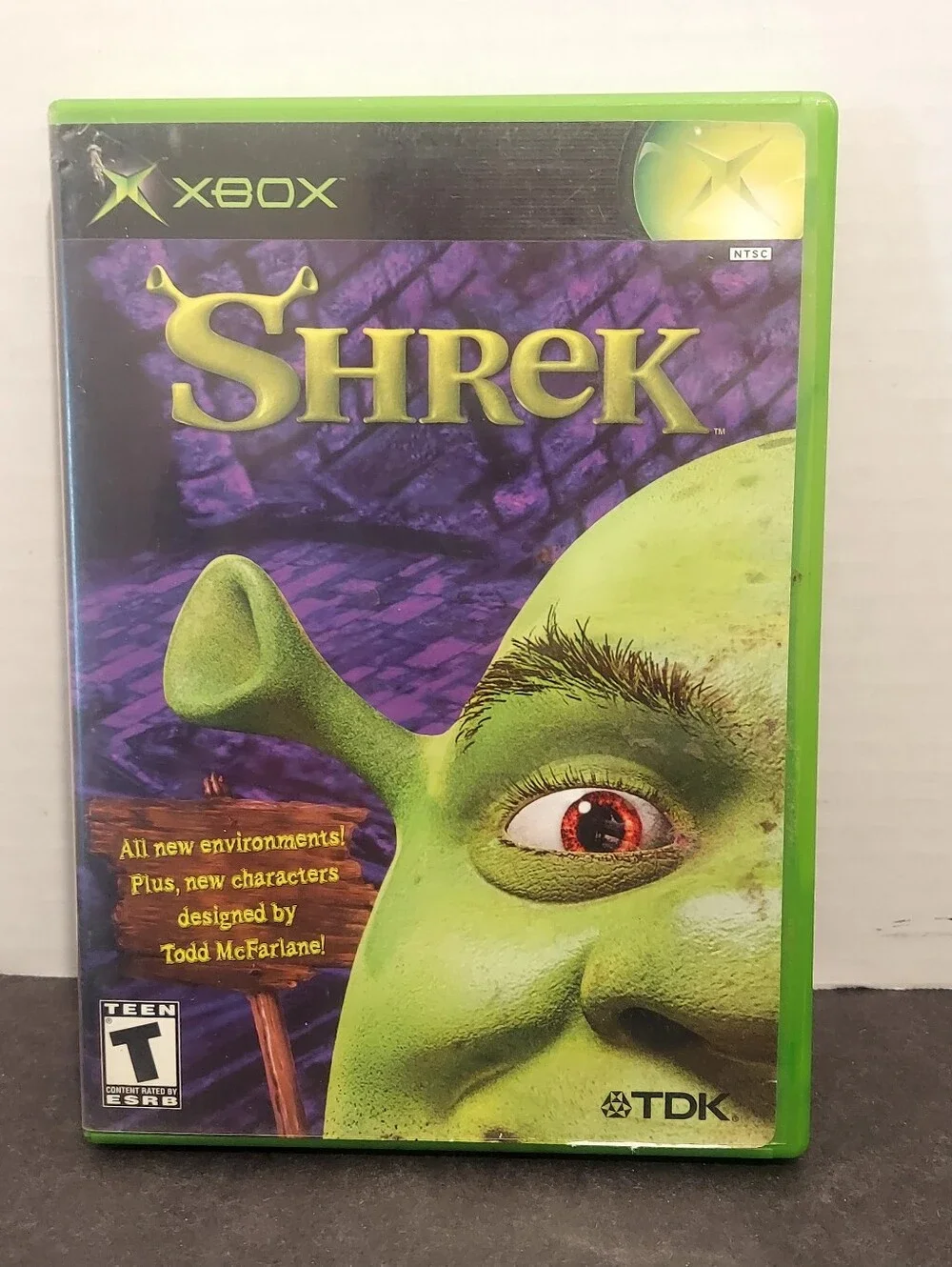 Shrek (Microsoft Xbox, 2001) Shrek Xbox Movie Game Video Game Original Xbox Og